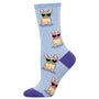 Sock Smith Frenchie Fashion Crew Socks (Women's)