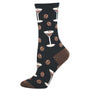 Sock Smith Espresso Martini Crew Socks (Women's)