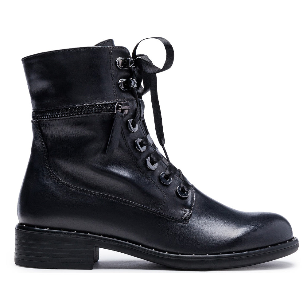 Regarde Le Ciel Roxana 04 Boot Black Delice Leather at Mar-Lou Shoes