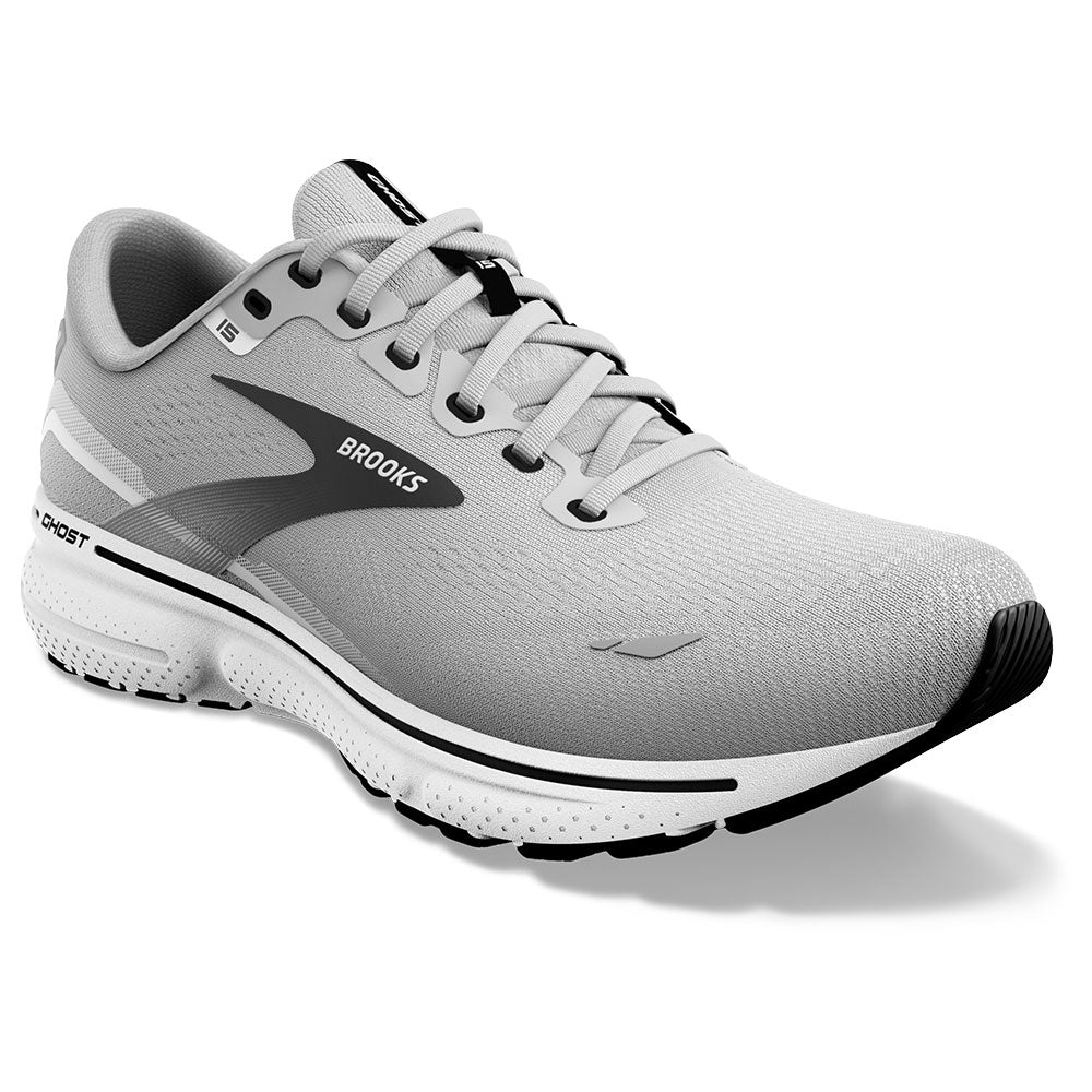 Brooks Ghost 15 Running Shoe Alloy/Oyster/Black (Men's) | Mar-Lou Shoes