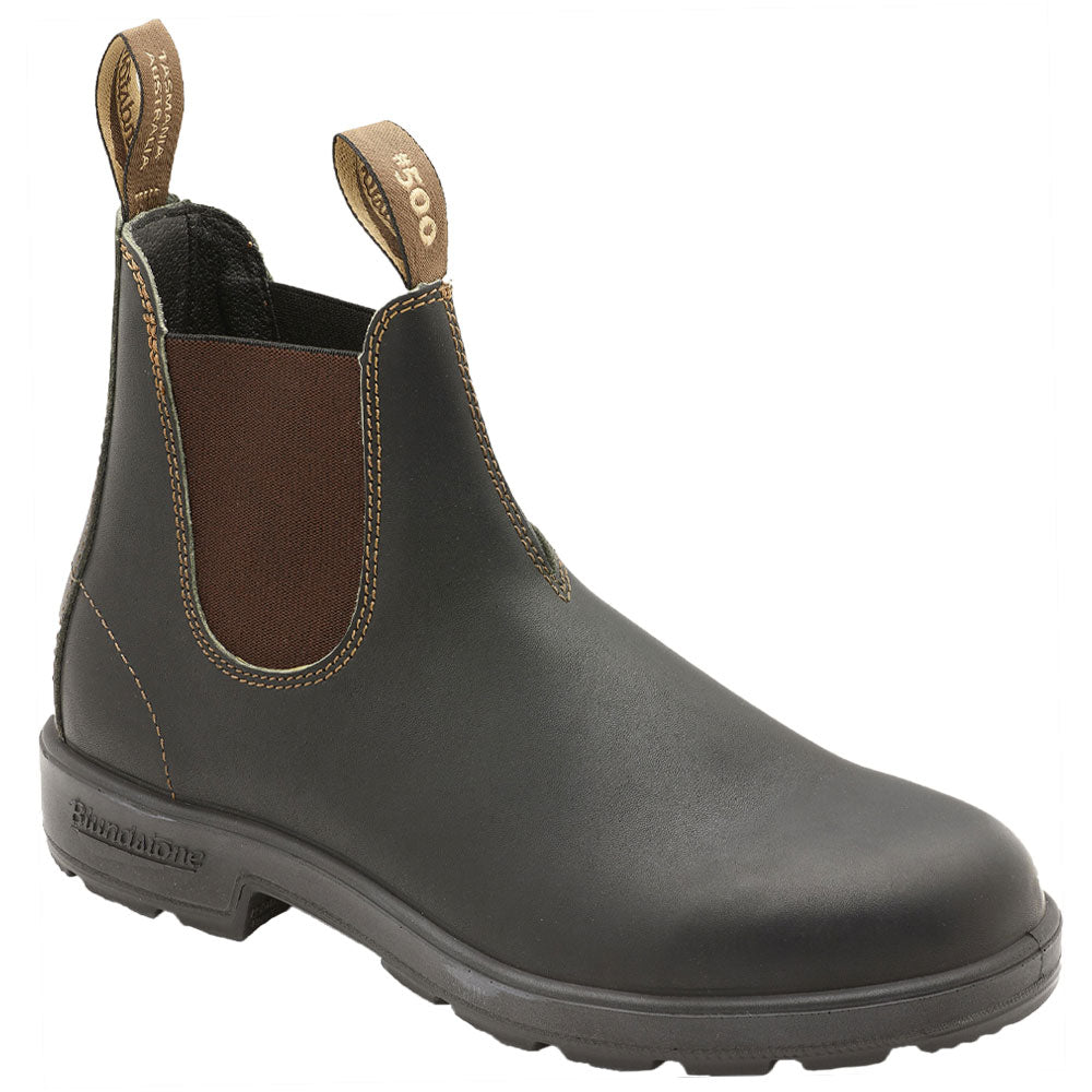 Blundstone 500 Stout Chelsea Boot Stout Brown Leather | Mar-Lou Shoes