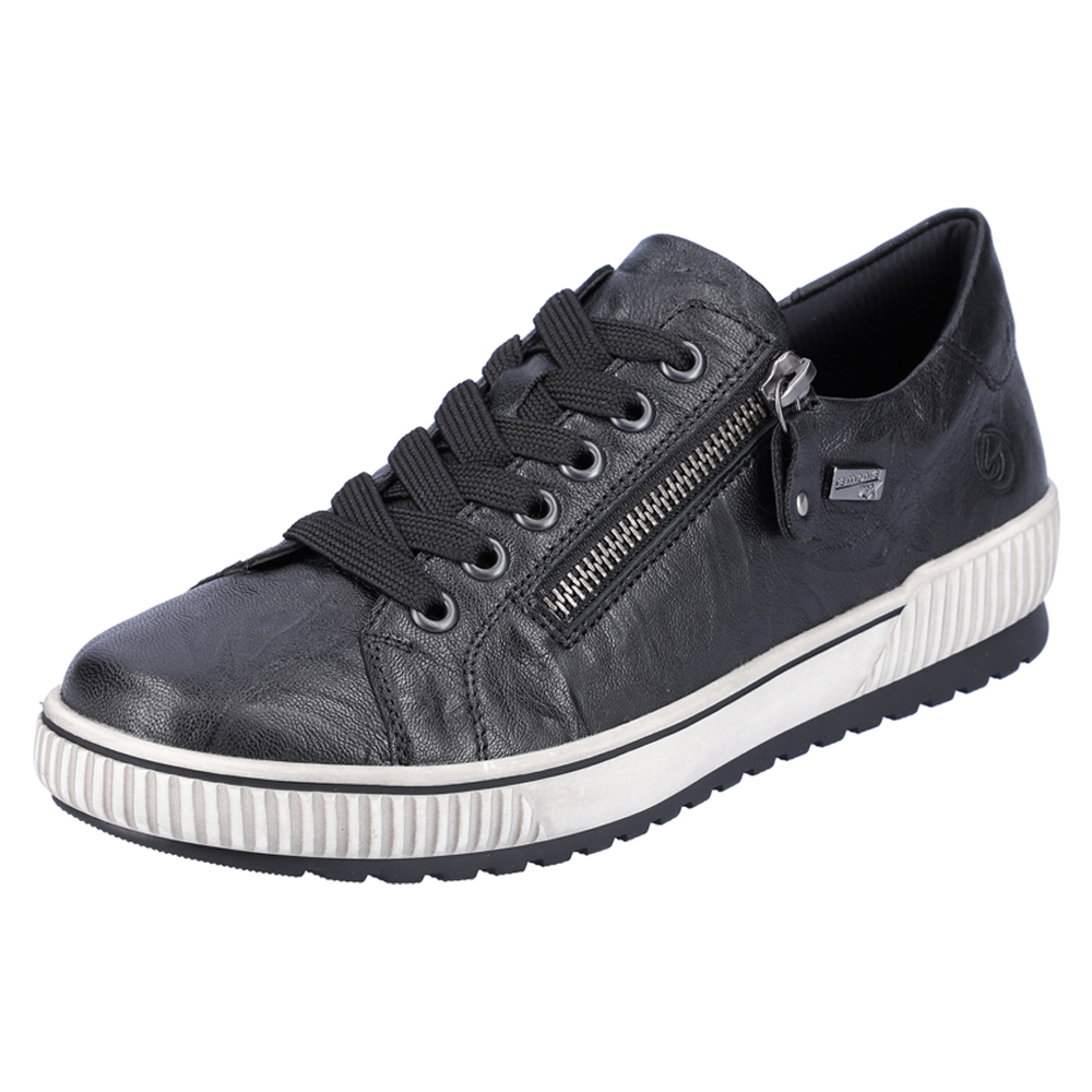 Remonte D0700 Sneaker Black Leather (Women's) | Mar-Lou Shoes