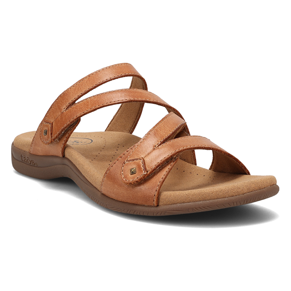 Taos Double U Sandal Caramel (Women's) | Mar-Lou Shoes