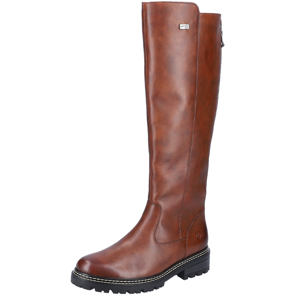 Remonte D0B72-22 Stefanie 72 Tall Boot Chestnut Leather (Women's) | Mar-Lou Shoes