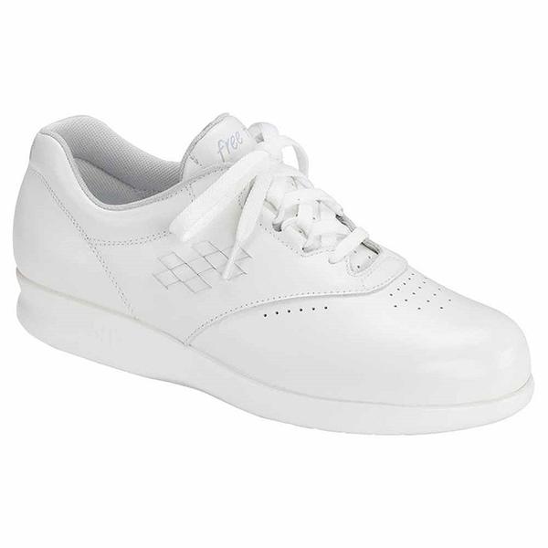 SAS Free Time in White Leather at Mar-Lou Shoes
