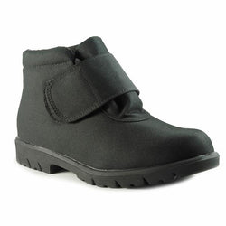Toe Warmers Men's Hike Waterproof Boot in Black Fabric at Mar-Lou Shoes