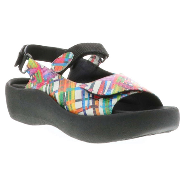 Wolky Jewel Sandal in Multi Color Van Gogh at Mar-Lou Shoes