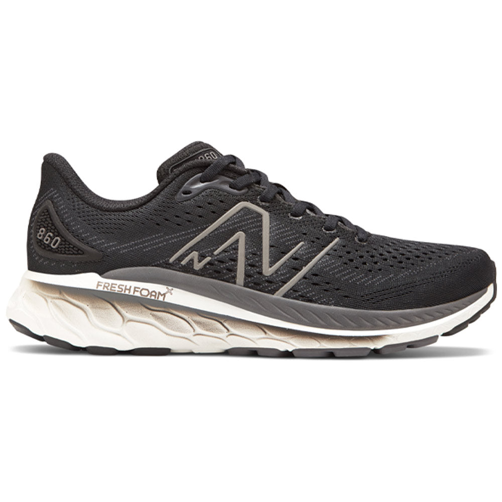 New Balance Fresh Foam X 860v13 Sneaker Black With White And Magnet (Men's) | Mar-Lou Shoes
