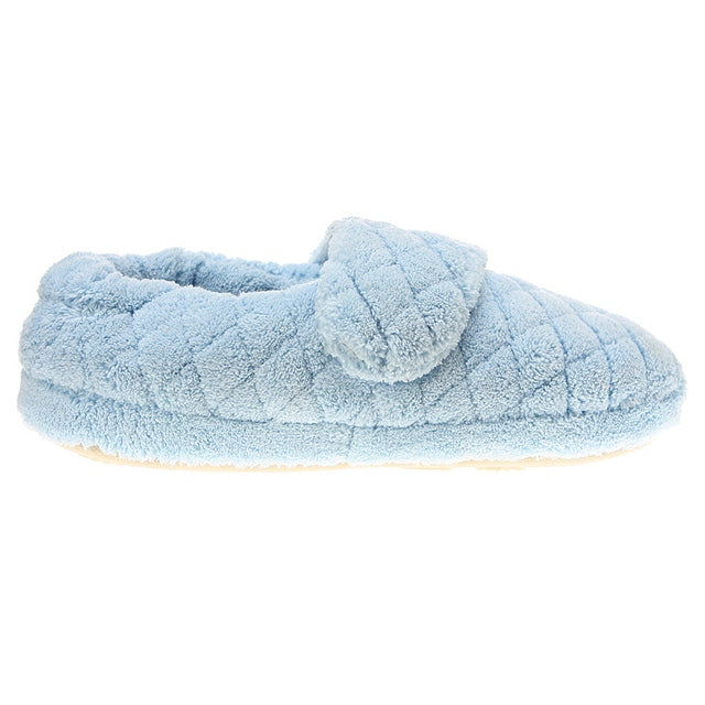 Acorn Spa Wrap Slippers in Powder Blue at Mar-Lou Shoes