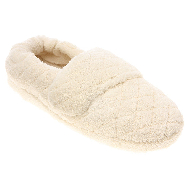 Acorn Spa Wrap Slippers in Natural at Mar-Lou Shoes