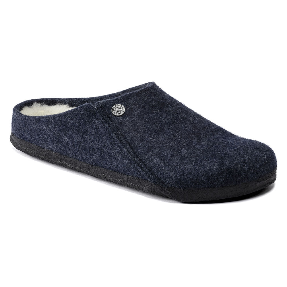 Birkenstock Zermatt Wool Slipper Dark Blue (Unisex) | Mar-Lou Shoes