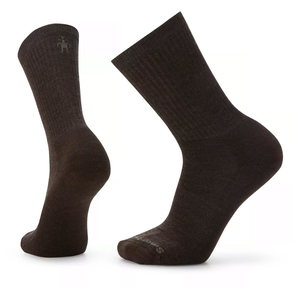 Smartwool Everyday Solid Rib Light Cushion Crew Socks Chestnut (Men's) | Mar-Lou Shoes