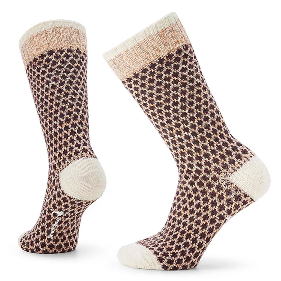 Smartwool Popcorn Polka Dot Socks Acorn (Women's) | Mar-Lou Shoes