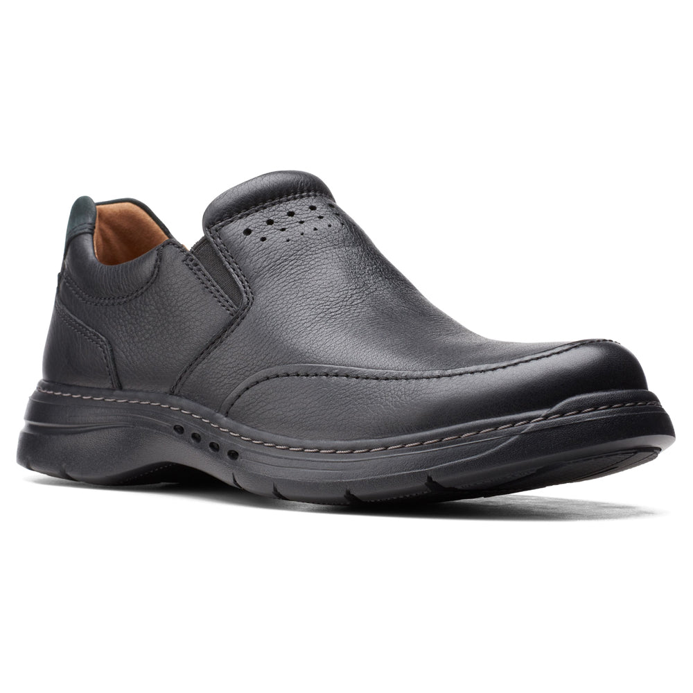 Clarks Men's Un Brawley Step Black | Mar-Lou Shoes