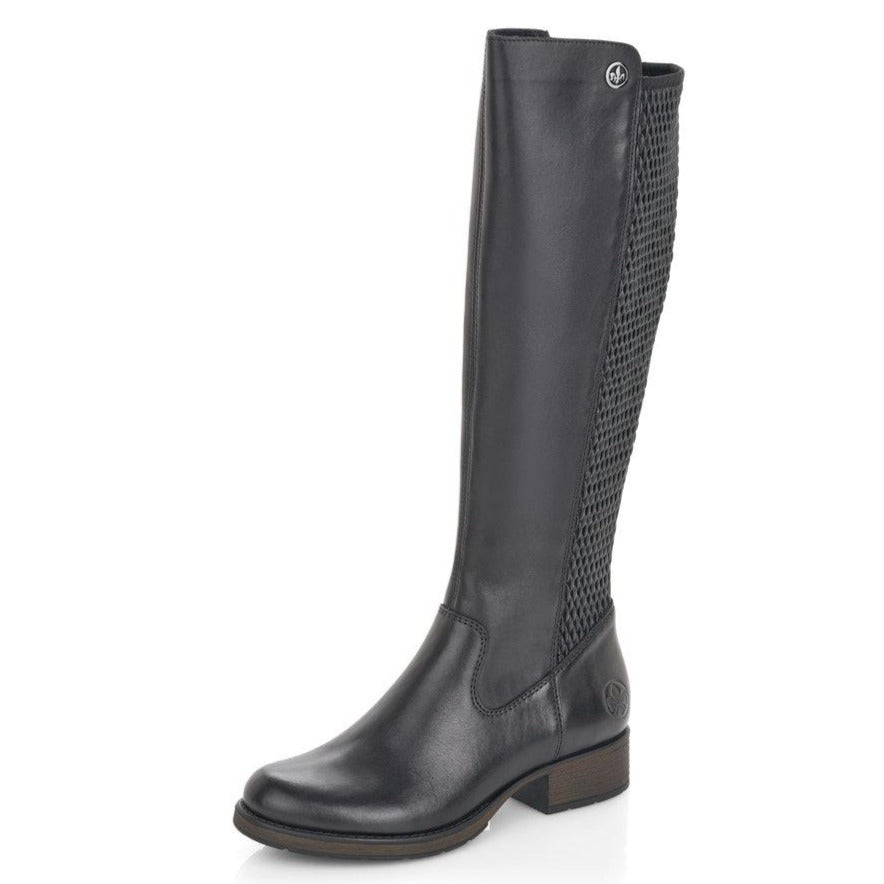 Rieker Z9591 Faith Tall Boot Black (Women's) | Mar-Lou Shoes