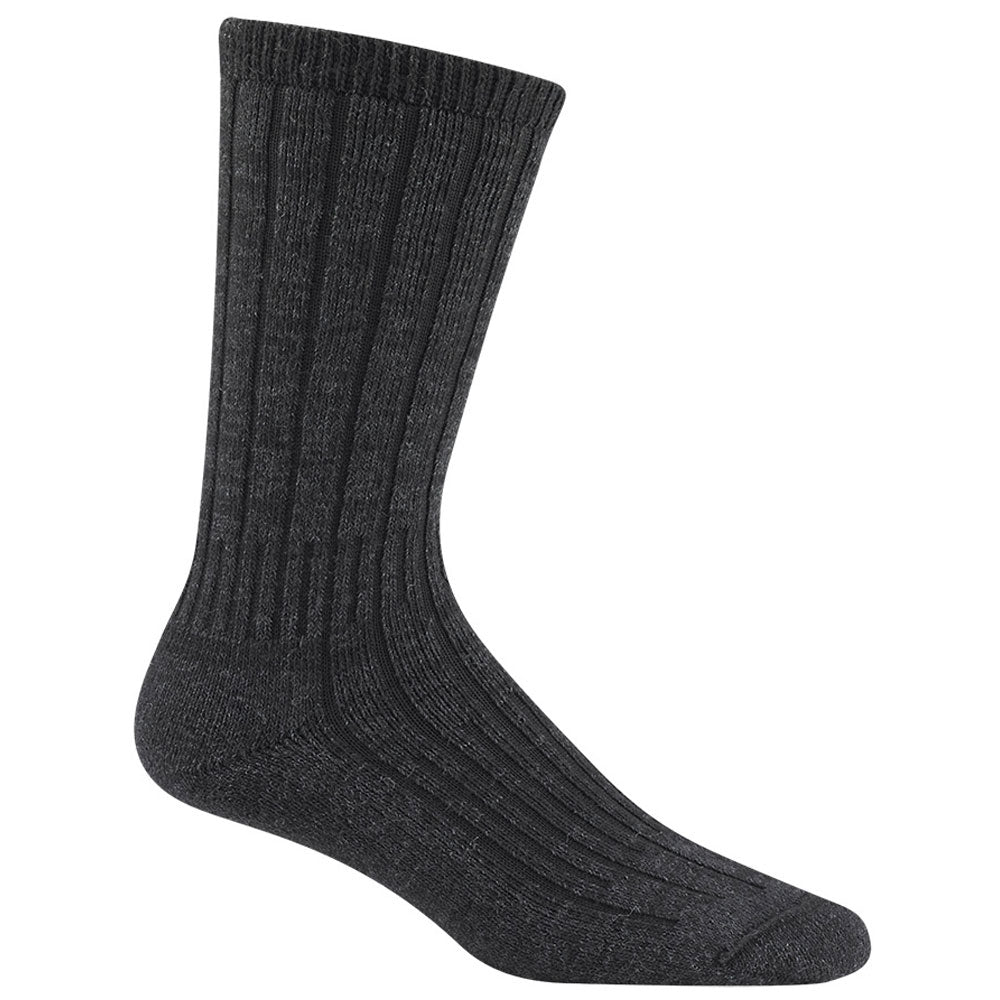 Women's Merino Silk Hiker Socks in Black