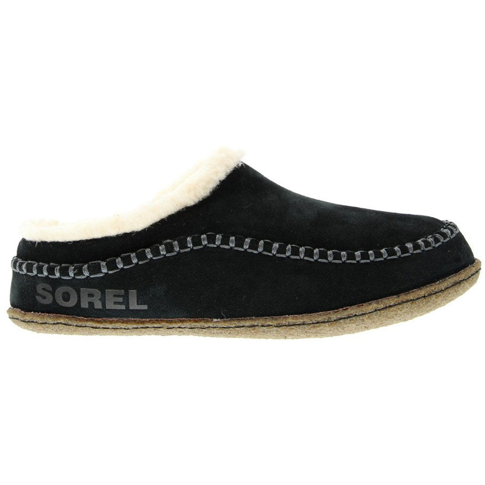 Sorel Falcon Ridge™ II Slipper in Black/Dark Stone at Mar-Lou Shoes