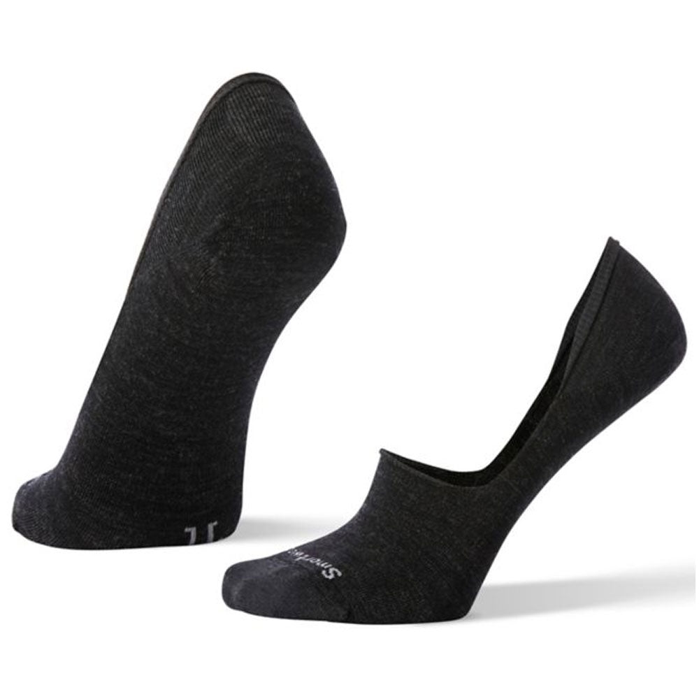 Smartwool Women's Hide And Seek No Show Socks in Charcoal at Mar-Lou Shoes