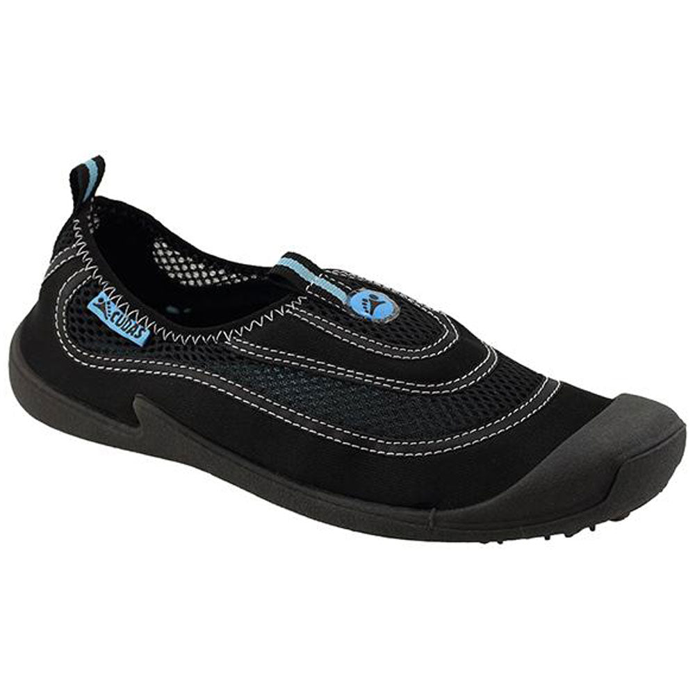 Women's Flatwater Water Shoes in Black Mesh - Mar-Lou Shoes