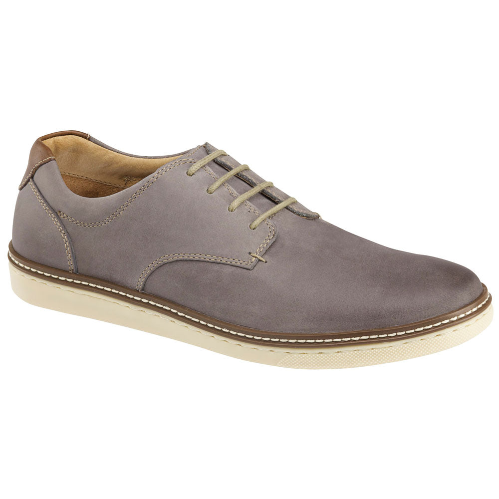 Johnston & Murphy McGuffey Plain Toe Oxford Grey Leather (Men's)