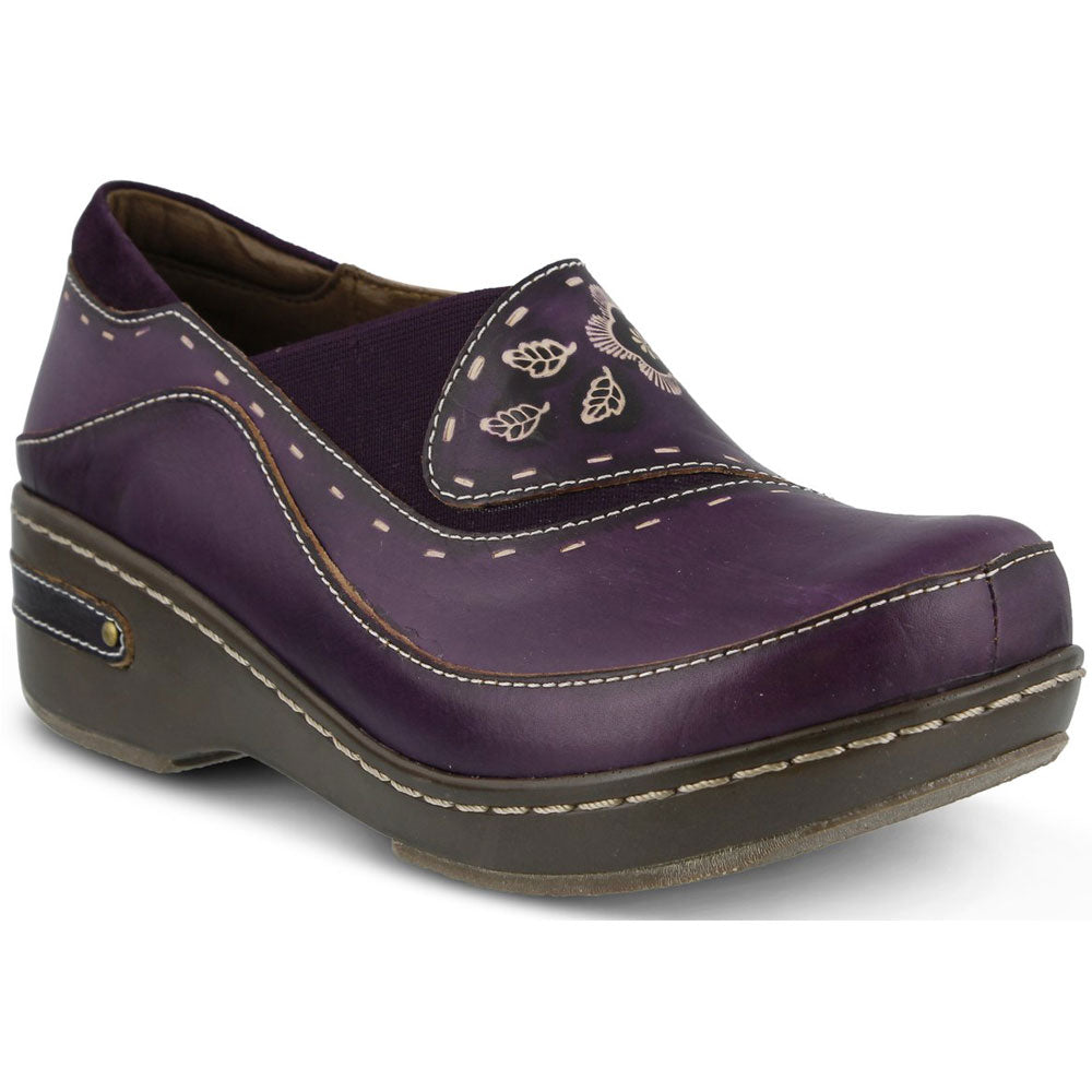 Spring Step Burbank Purple Leather (Women's)