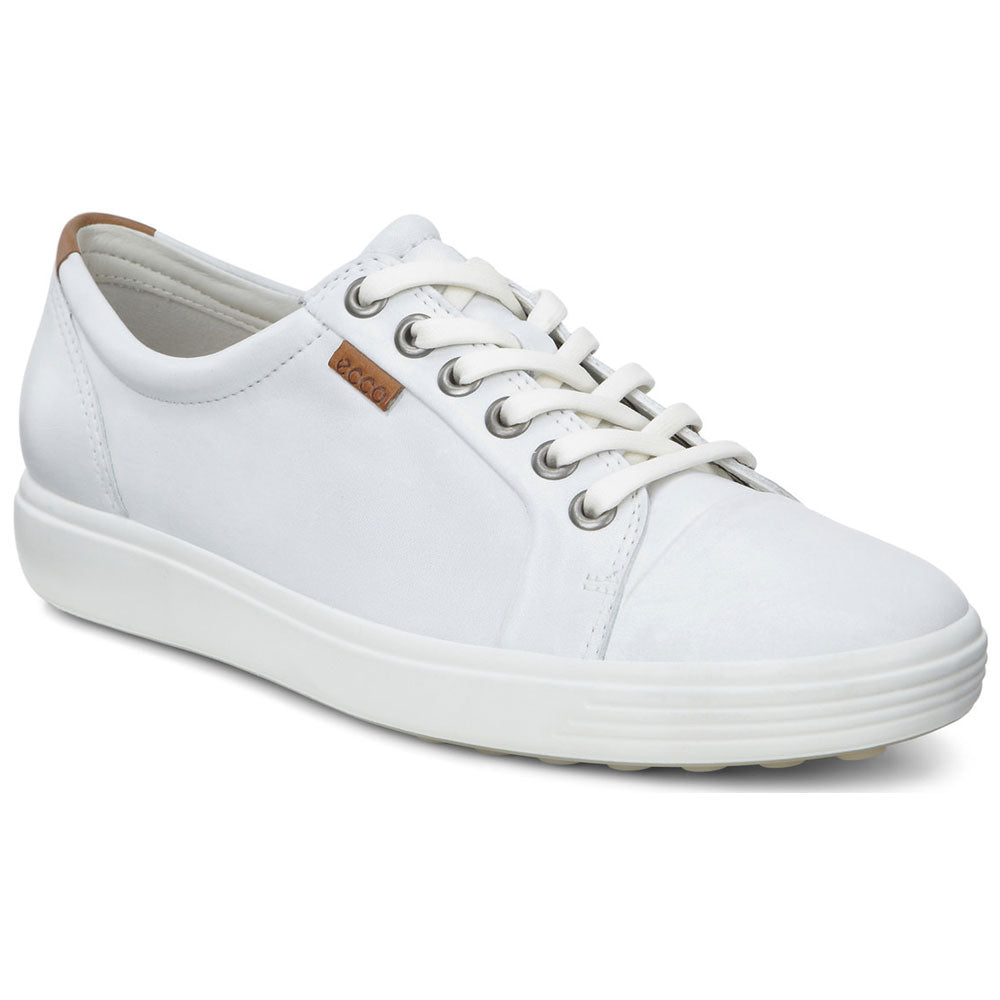 ulv Leia vare ECCO Women's Soft 7 Sneaker in White Leather at Mar-Lou Shoes