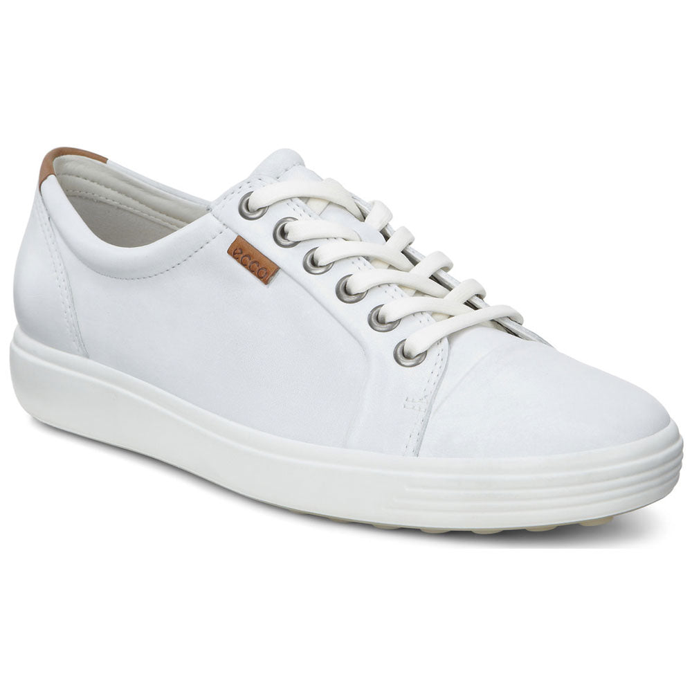 Ecco Soft Sneaker White Leather (Women's)